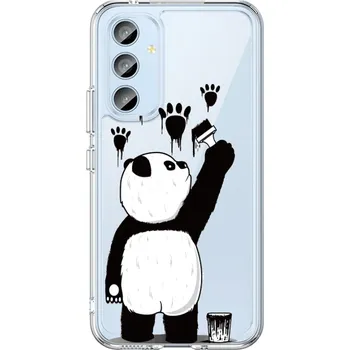 Pouzdro na mobilní telefon Kryt Samsung A54 5G Image pevný Rebel Panda (obal neboli pouzdro na Samsung A54 5G)