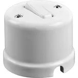 Elhard KN1001W Keramik nástěnný vypínač č.1 - klapka, bílý