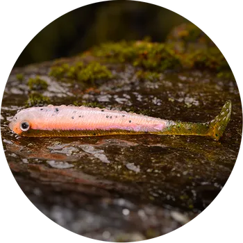 Umělá nástraha RedBass Gumová Nástraha Ripper Swimmer Slim Rainbow Trout UV - XL 125 mm