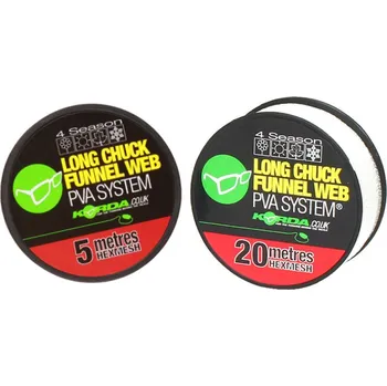 PVA Korda PVA punčocha Longchuck Funnel Web Varianta: Náhradní 4 Season Hexmesh hrubá 20 m (KLCH20)