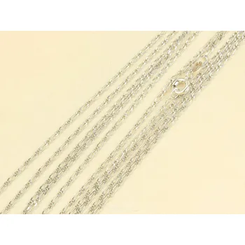 Řetízek Jemný řetízek 45cm Ag 925/1000 + Rh (cca 1,7g)