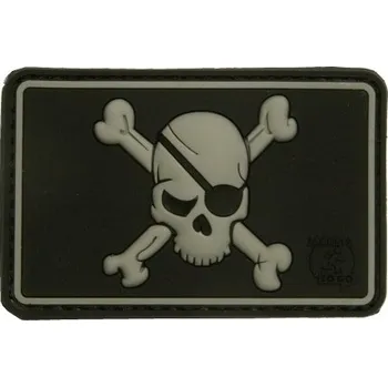 Nášivka 3D nášivka Pirát - černá, Jackets to go