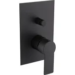 SAT Sprchová a vanová baterie SAT B-Way včetně podomítkového tělesa černá matná SATBSBW215 SATBSBW215