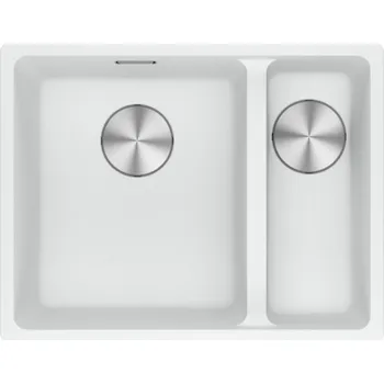 Granitový dřez Franke Maris MRG 160-34-15 pod pracovní desku, bílá led 125.0687.267