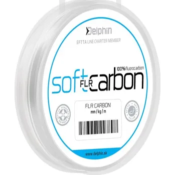 Delphin SOFT FLR CARBON - 100% fluorocarbon 0,309mm 6,55kg 20m