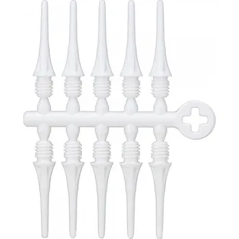 Příslušenství pro šipky Cosmo Darts Hroty Cosmo Fit Point Plus White 50ks - SHORT