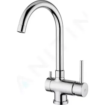 Vodovodní baterie Paffoni Stick Dřezová baterie s filtrační funkcí, chrom, SK190CR