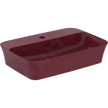Umyvadlo Ideal Standard Ipalyss Umyvadlo na desku, 55x38 cm, s přepadem, otvor pro baterii, Pomegranate, E2077V6
