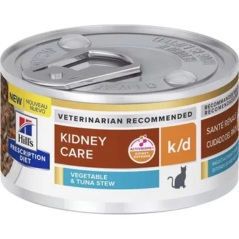 Krmivo pro kočku Hills Prescription Diet Konzerva HILLS Feline Stew K/D with Tuna & Vegetables 82g