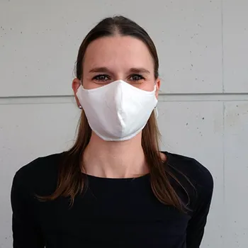 rouška Ochranná rouška na obličej - bílá - James termotransfer