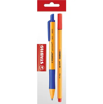 STABILO pointball & STABILO point 88 - Kuličkové pero & jemný liner