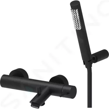 Vodovodní baterie Paffoni Light Vanová baterie s příslušenstvím, matná černá, LIG023NO