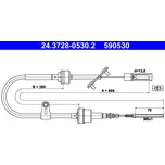 Tazne lanko, ovladani spojky ATE 24.3728-0530.2