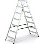 Hliníkové štafle 2x7 stupňů oboustranné DRABEST DD7 PRO