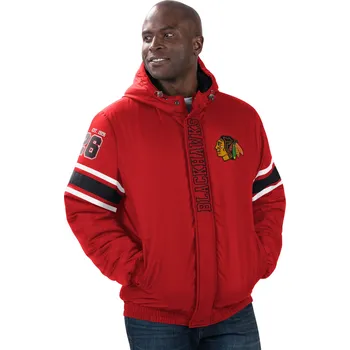 Pánská větrovka G-III Pánská bunda Chicago Blackhawks NHL Tight End Winter Jacket Velikost: L