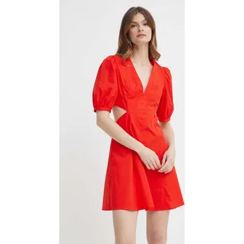 Dámské šaty Šaty Twinset červená barva, mini 241TT2200 33X, vel. 36