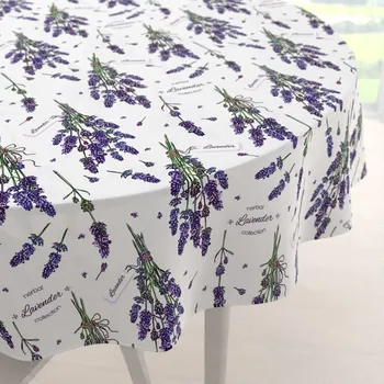 ubrus Dekorační kulatý ubrus PML-084 Lavender Ø 100 cm