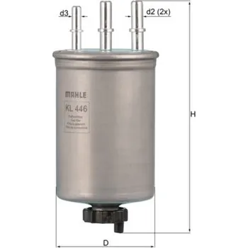 Palivový filtr palivovy filtr KNECHT KL 446