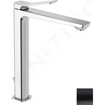 Vodovodní baterie Paffoni Tilt Umyvadlová baterie s výpustí, matná černá, TI085NO