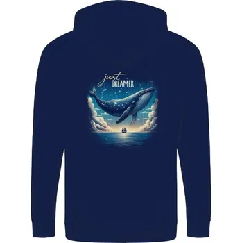 Pánská mikina Mikina na zip unisex s potiskem Just dreamer pánské