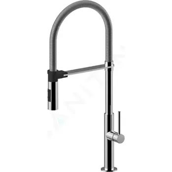 Vodovodní baterie Paffoni Chef Dřezová baterie s flexibilním ramenem, chrom, CH179CR