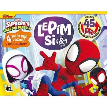 interaktivní kniha Jiri Models Lepím si znovu a znovu Spidey