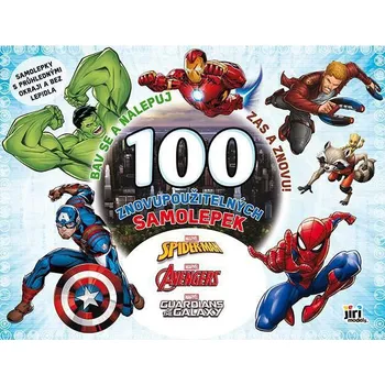 interaktivní kniha Jiri Models Bav se a nalepuj zas a znovu! Marvel