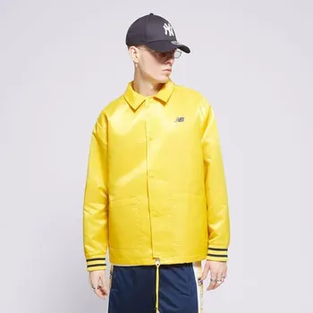 Pánská větrovka New Balance Bunda Sgh Coaches Jacket Žlutá Xl