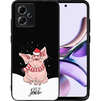 Vánoční dekorace VSECHNONAMOBIL 75532 MY ART Kryt s vánočním designem Motorola Moto G14 LET IT SNOW (075)
