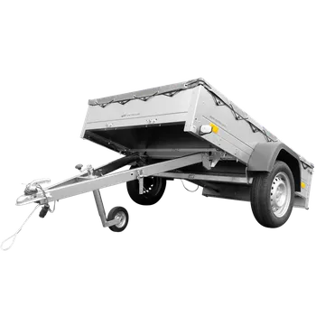 Přívěs Garden Trailer 201 KIPP s šedou plachtou