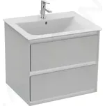 Ideal Standard Connect Air Skříňka pod umyvadlo, 60x44x52 cm, lesklá světlá šedá/bílá mat, E0818EQ