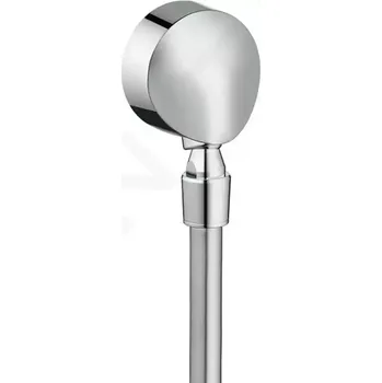 Sprchový držák Hansgrohe Kolínka Připojení hadice Fixfit E se zpětným ventilem a kulovým kloubem, chrom, 27505000