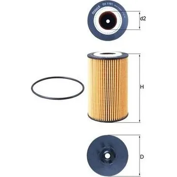 Olejový filtr Olejový filtr MAHLE OX 1161D