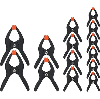 Truhlářská svěrka Plastová pružinová svorka PONY JORGENSEN - sada 14 kusů - 4 velikosti