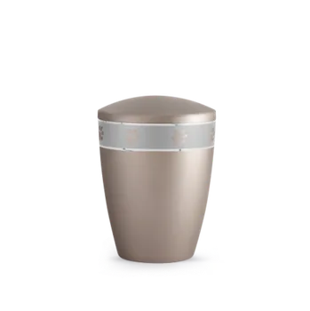 Smuteční dekorace Zvířecí urna Aurum Silver - Fumé 0,5l