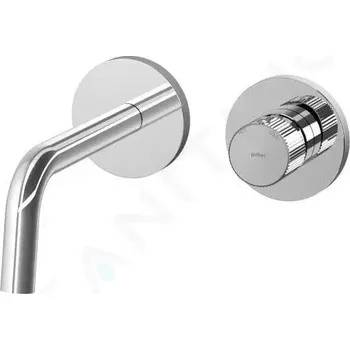 Vodovodní baterie Paffoni Jo Umyvadlová baterie pod omítku s tělesem, 2-otvorová instalace, chrom, JO105CR70