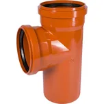 Odbočka kanalizační PVC Osma KGEA 87°, DN 250 x 250, oranžová