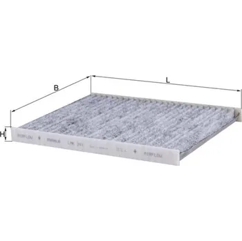 Kabinový filtr Filtr, vzduch v interiéru MAHLE LAK 241