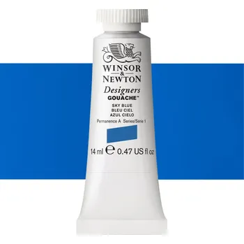 Vodová barva Kvašová barva Winsor & Newton - Sky Blue