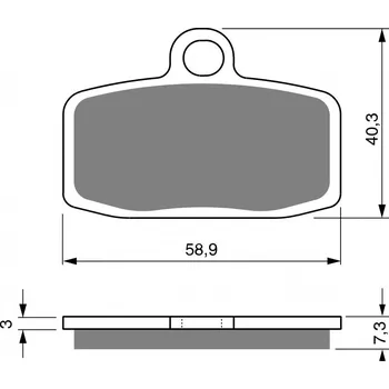 Autodíl Brzdové destičky GOLDFREN 307 S33 OFF-ROAD FRONT