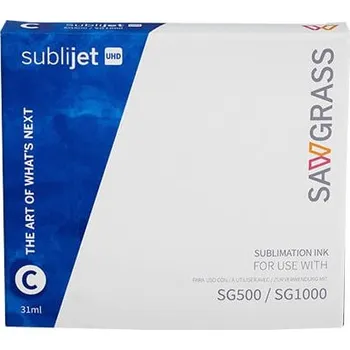Gelový sublimační inkoust Sawgrass SubliJet-UHD pro Virtuoso SG500/SG1000 31 ml - cyan/azurová