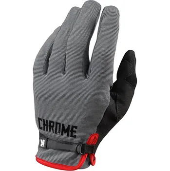 Cyklistické rukavice Cyklistické rukavice Chrome Gloves 2.0, grey/black velikost XL