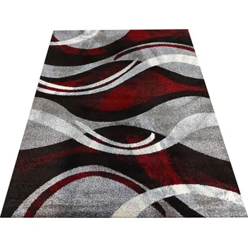 Koberec Moderní koberec Otto - vlnky 1 - červený Rozměr koberce: 80x150 cm