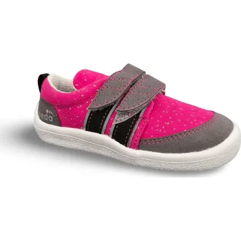 Chlapecké tenisky Beda barefoot Barefoot tenisky BEDA 0001/TEX/W/PR2 - SHINE růžové Velikost: EU 25