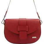 Dámská kabelka MiaMore 01-026 DOLLARO tmavě červená + doprava zdarma