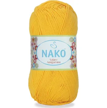 Příze Nako Solare Amigurumi Barva: žlutá tmavá - 6949
