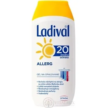 Přípravek na opalování Ladival ALLERG SPF 20 gel na opalování 200 ml
