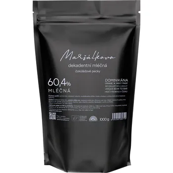 Čokoláda Maršálkovo Pecky Mléčné dekadentní čokolády 60,4 % Váha: 1000 g