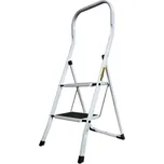 Ocelové schůdky 2 stupně DRABEST KITCHEN-2 PRO bílé