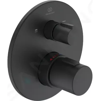 Vodovodní baterie Ideal Standard CeraTherm Termostatická vanová baterie pod omítku, černá, A5814XG